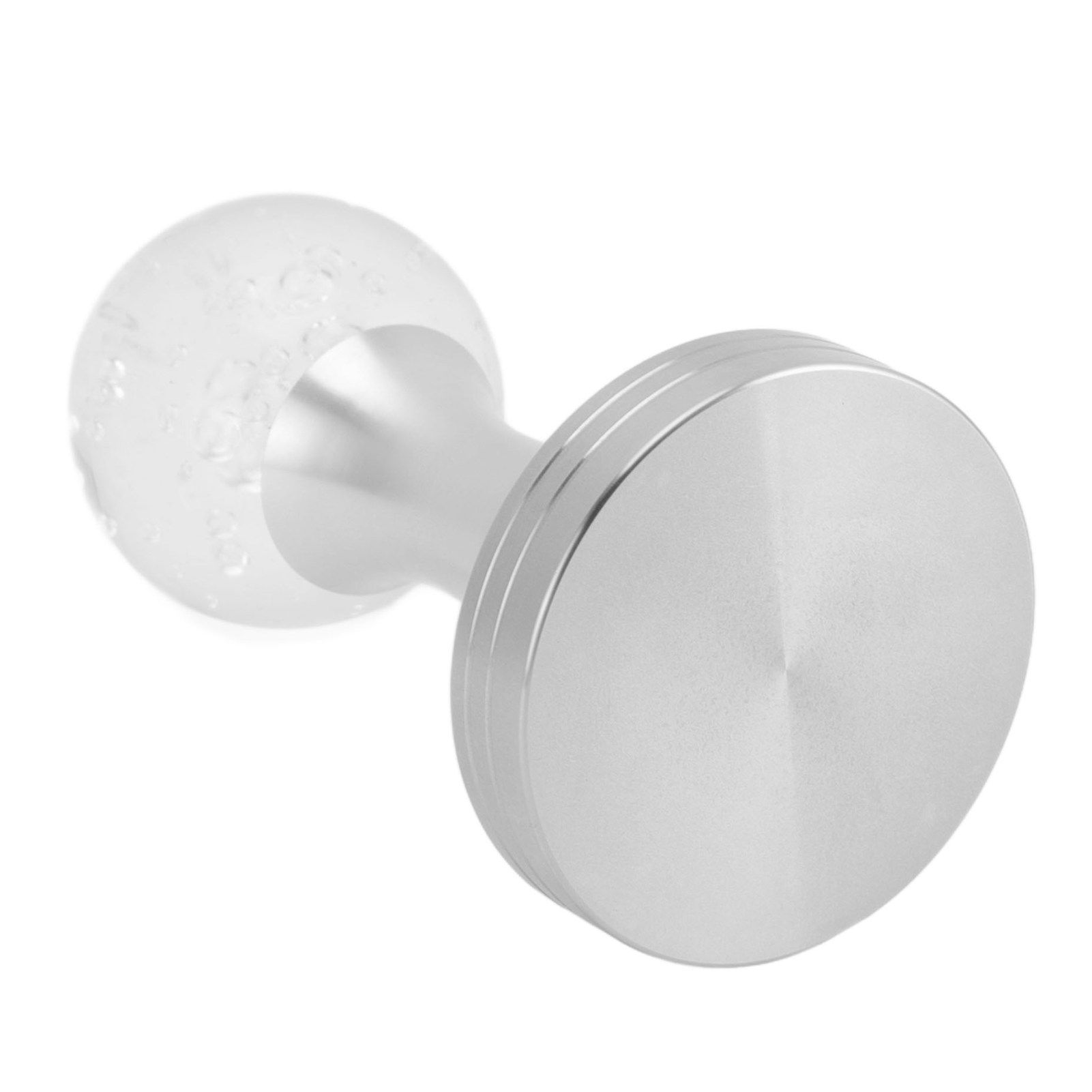 Crystal Ball Coffee Powder Tamper Stainless Steel Base Coffee Press Hammer for Kitchen Cafe Silver Pillar 58mm / 2.3in โ image 4
