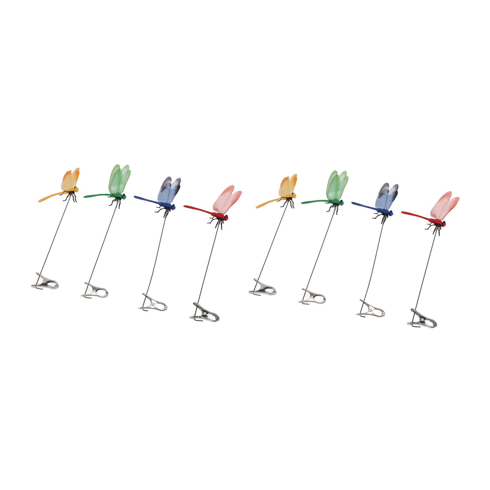 8PCS Fake Dragonfly Clip Waterproof Outdoor 3D Dragonfly Garden Decorative Clips Home Patio Ornaments Crafts โ image 6