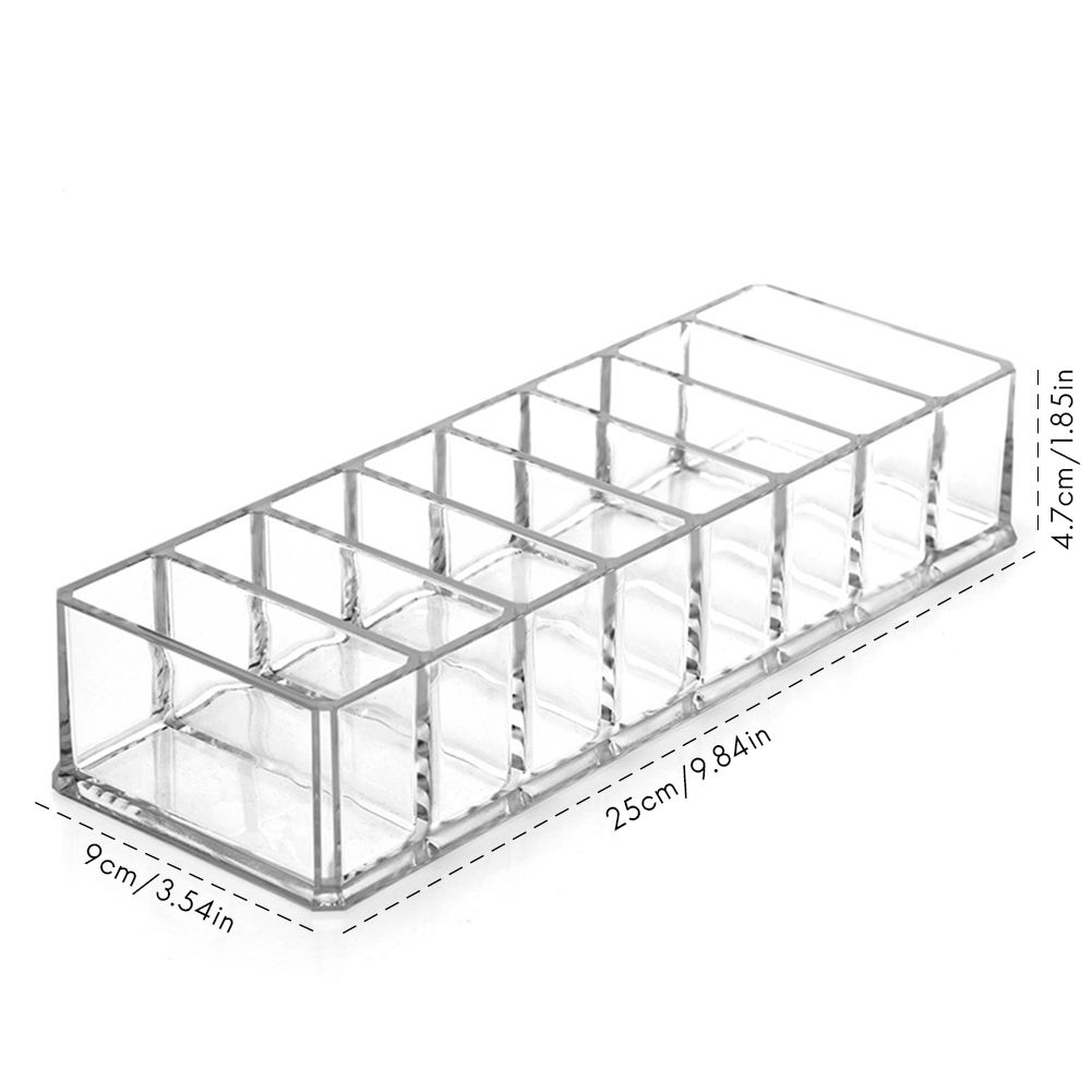 8 Slots Cosmetic Organizer Powder Storage Box Household Women Makeup Tool Case Cosmetic Storage Container โ image 2