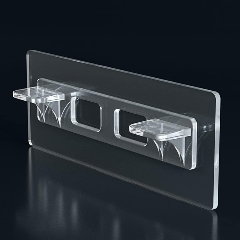 8 Piece Transparent PVC Shelf Brackets for Cabinets and Bookcases โ image 5