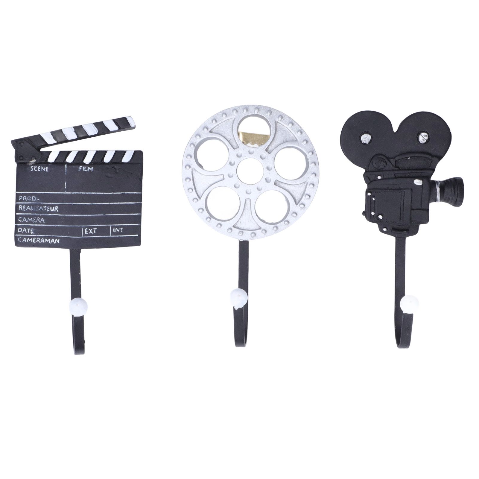 Vintage Movie Style Wall Hooks Modern Decorative Hangers for Hanging Keys Clothes Coats Bags — image 2
