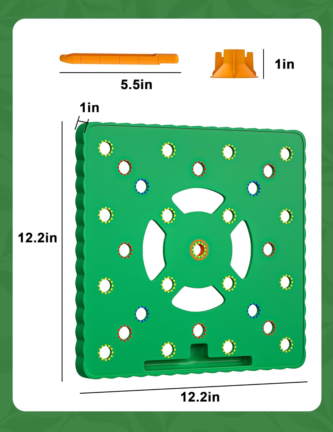Seed Spacer Tool for Square Foot Gardens - Maximize Your Garden Space and minimize Weeds with This Premium Garden Tool — image 5