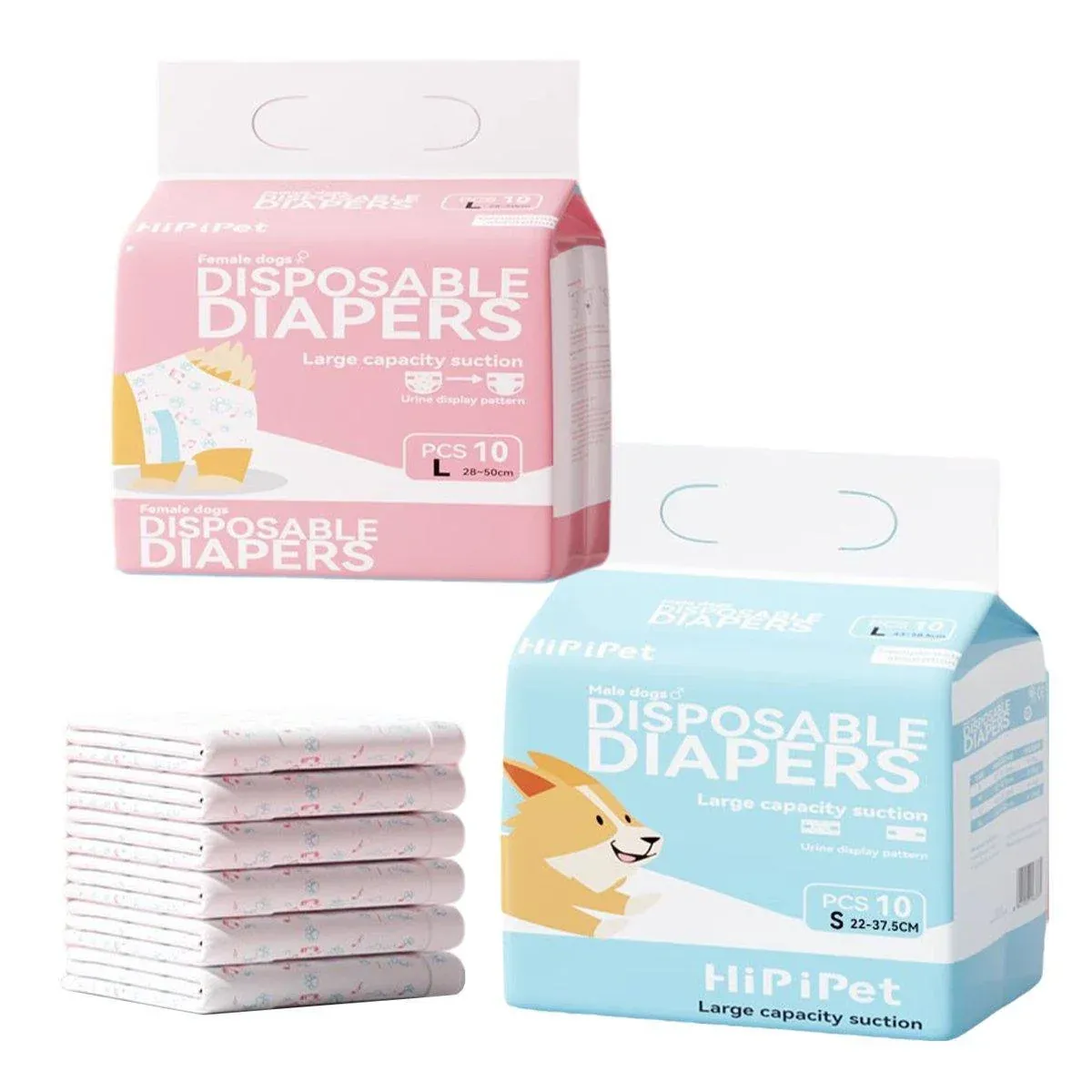 Dog Physiological Pants Pet Diaper Underwear for Hygiene and Incontinence Management - Male - M โ image 3