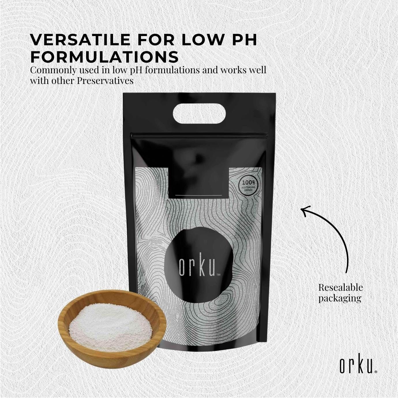 Orku 5Kg Sodium Benzoate USP/FCC Grade Prills – E211 Preservative CAS 532-32-1 — image 4