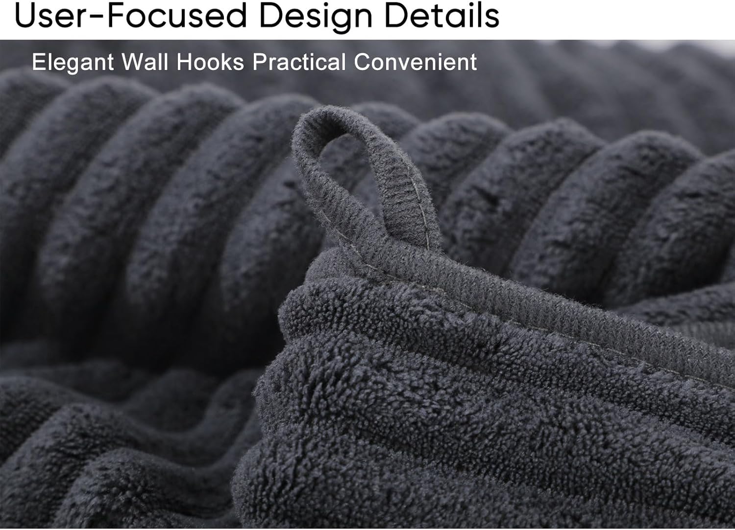 Luxury 4-Piece Quick-Dry Bath Towel Set 27.5X 55 Inches – Ultra Soft Microfiber for Bathroom, Bar, Pool, Gym & Travel – Elegant Twill Design — image 3