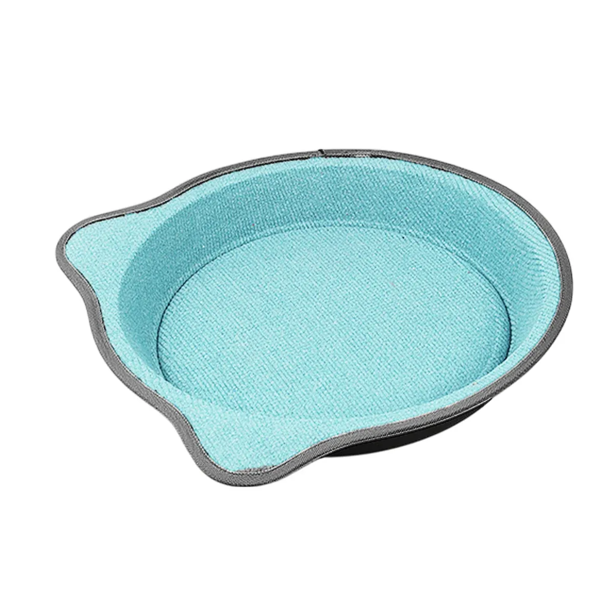 Cat Scratching Post Pad 2 in 1 PP Blanket Non Slip Indoor Kitten 38 x 5cm - Blue