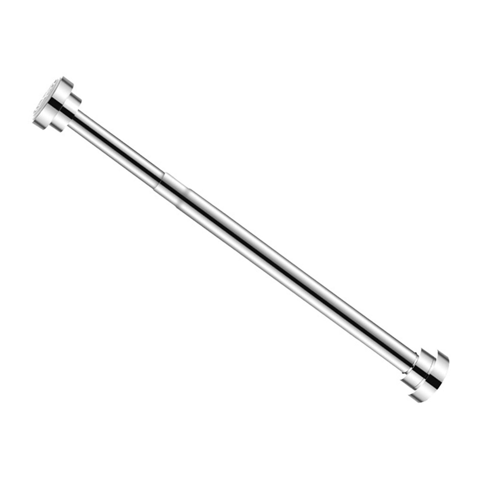Adjustable Closet Rod Stainless Steel Punch Free Retractable Clothes Drying Rod for Bathroom Bedroom Closet 22 Tubes 40โ55cm โ image 3