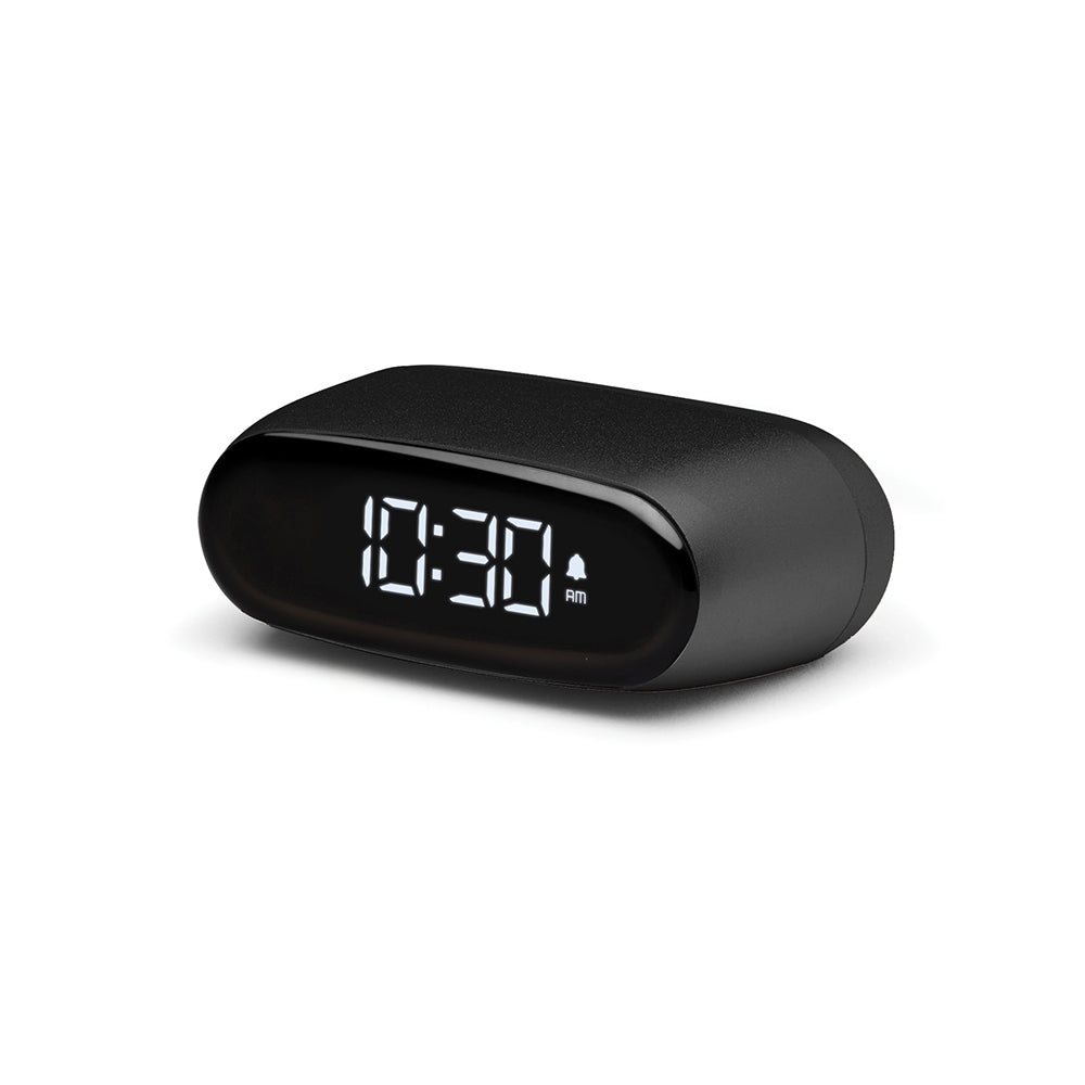 Lexon Minut Mini Alarm Clock - Black โ image 2