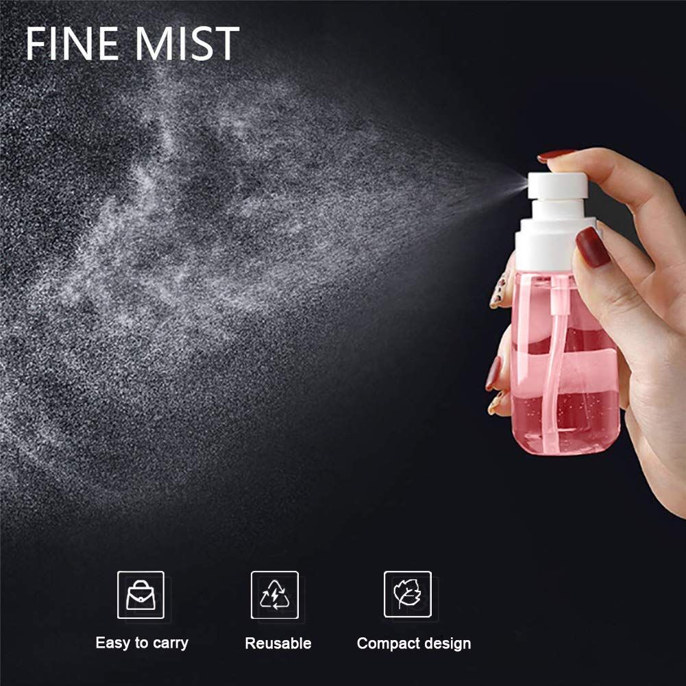 3pcs 30ml empty cosmetics refillable travel container plastic hair spray bottle perfume skin care makeup spray travel packaging — image 2