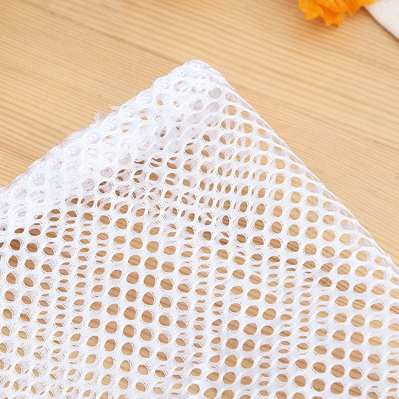 Drawstring Closure Mesh Laundry Basket for Travel — image 4