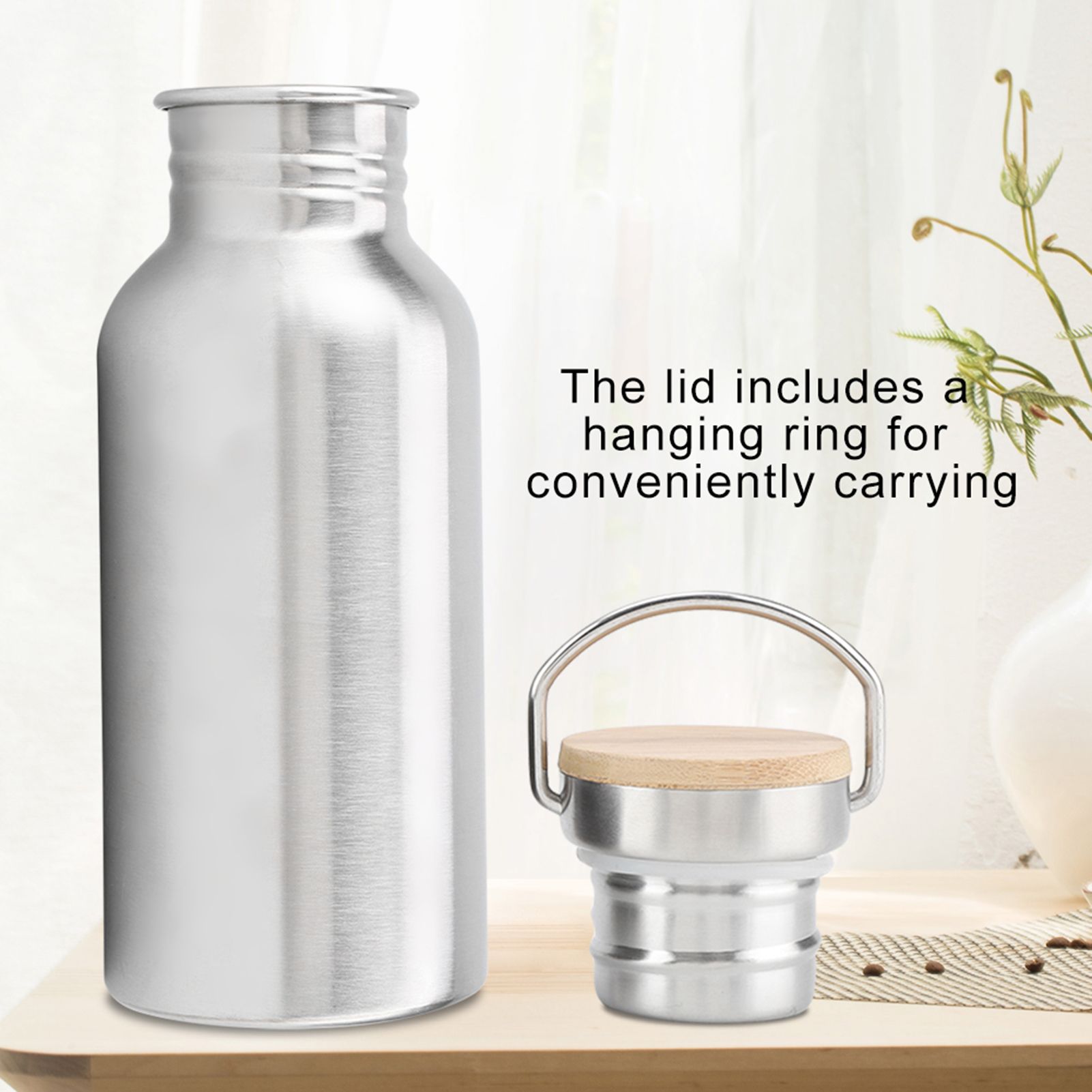 Stainless Steel Outdoor Portable Water Cup Drink Bottle Travel Mug 500mL — image 6