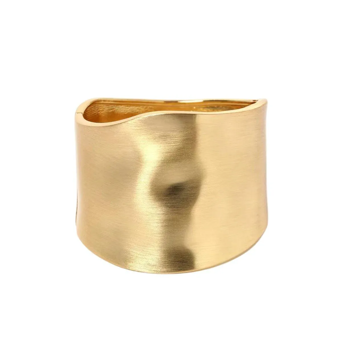 Wide Edge Exaggerated Bangle Fashion Bracelet Vintage Style Premium Jewellery — image 2