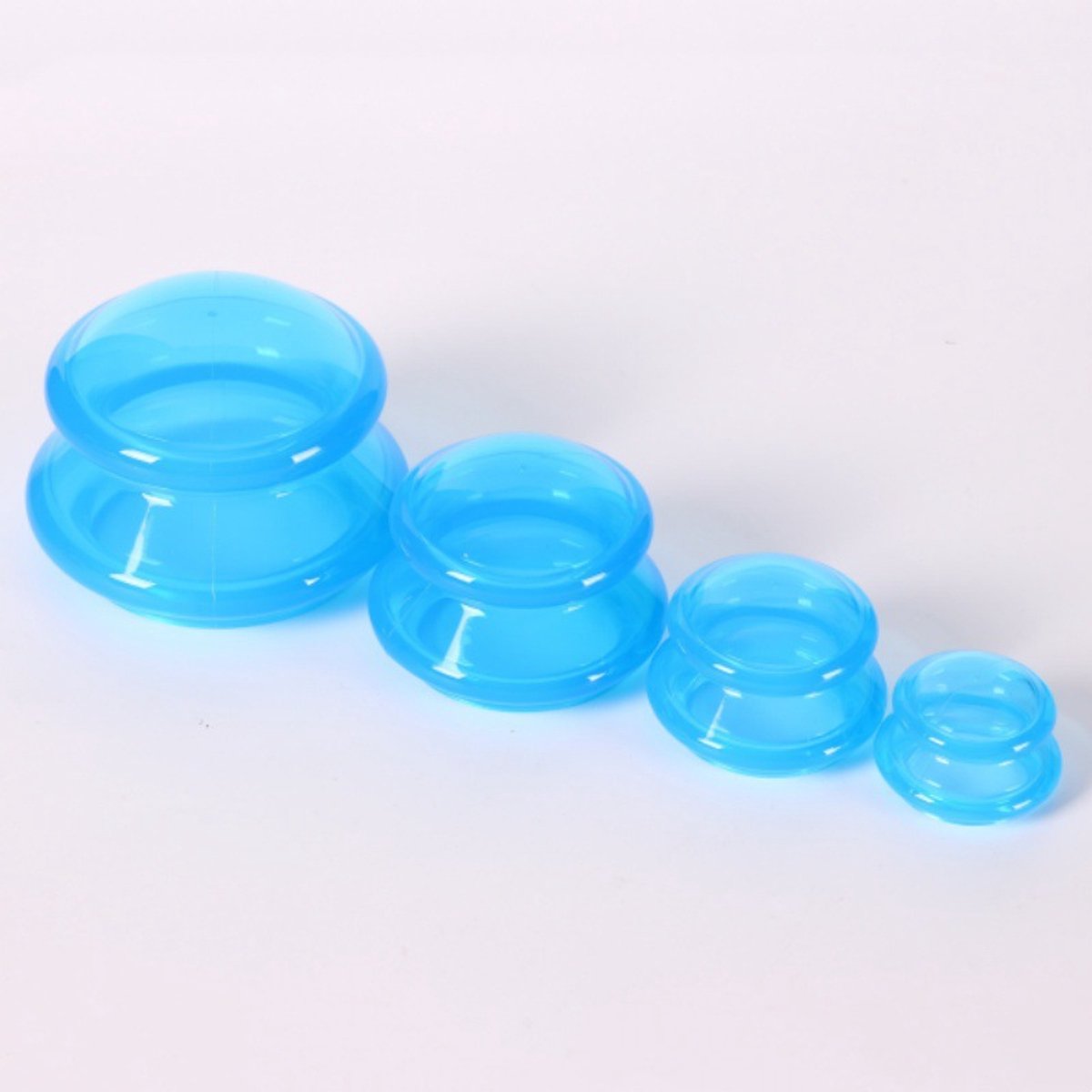 4-piece Cupping cup - Cupping cups - silicone cups - Cupping Set - Cupping For Cellulite - vacuum cup - For reducing cellulite anti-aging relieves pain and