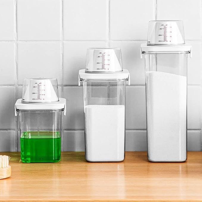 Washing Powder Storage Box with Lid and Measuring Cup, 2300 ml โ image 6