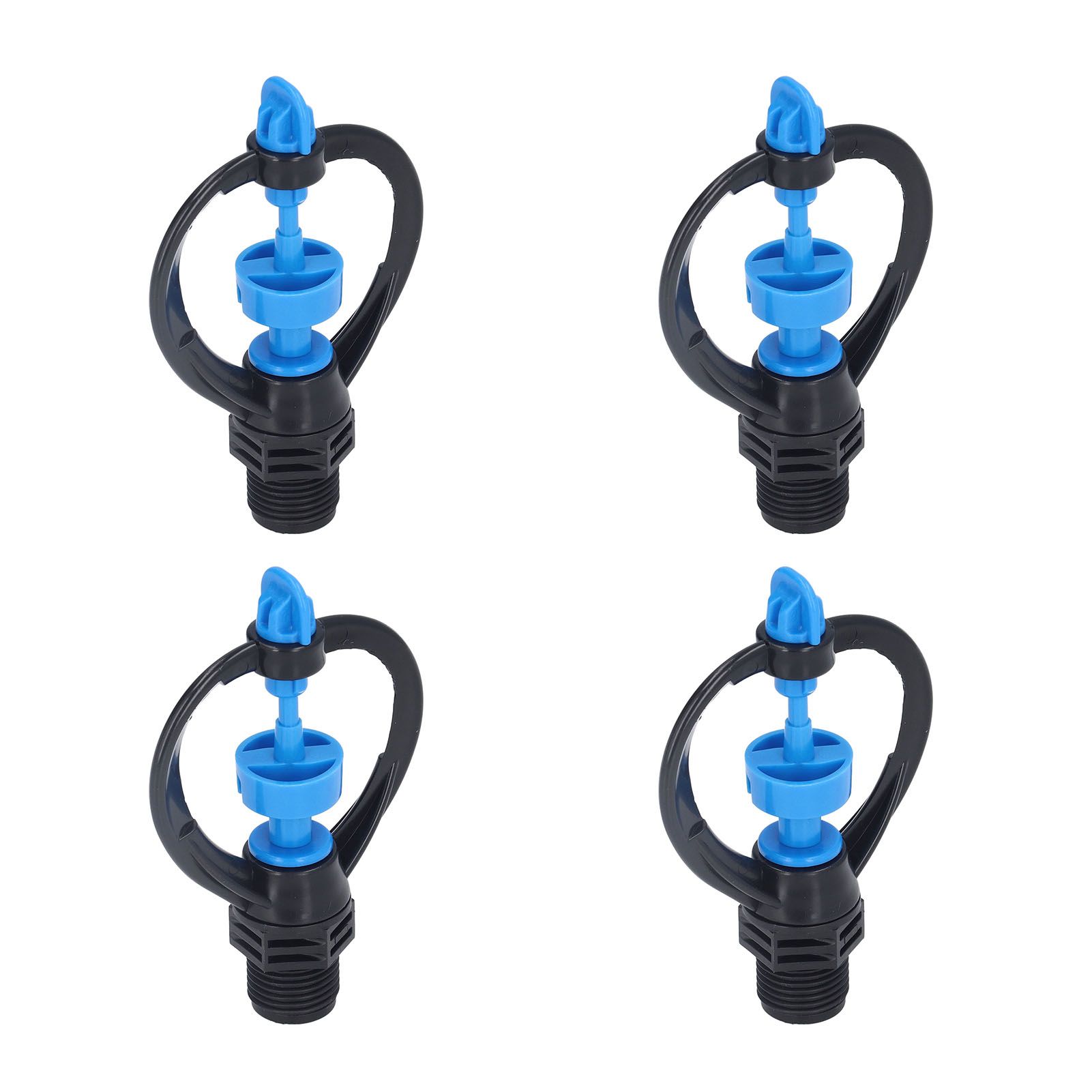 15Pcs Lawn Sprinkler Nozzle G1/2 External Thread 360° Automatic Rotation Mid Range for Lawn Garden Watering IrrigationRound Nozzle — image 5