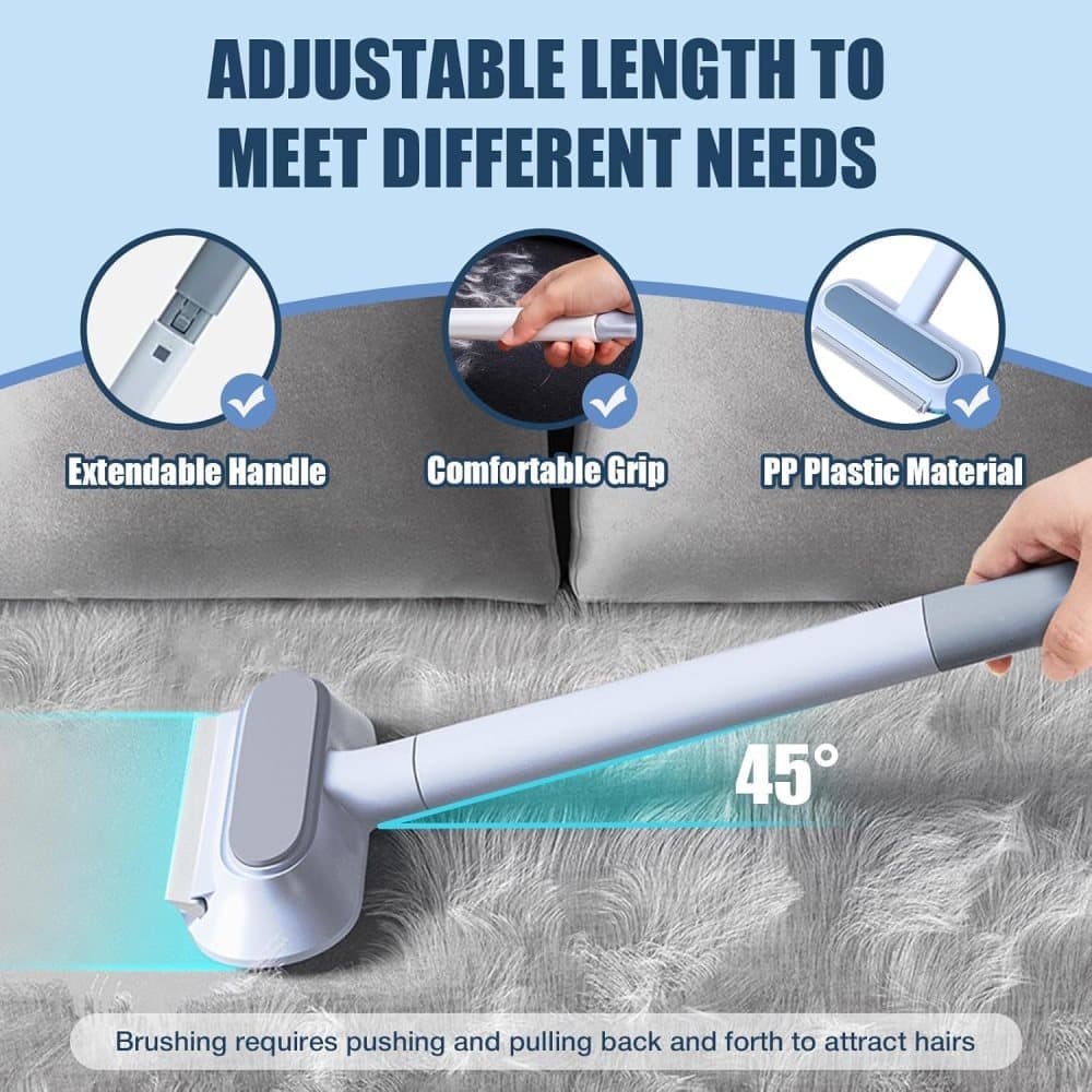 Pet Fur Remover 4-in-1, Multifunctional Brush for Dogs, Compatible with Furniture Car Sofa Clothes — image 2