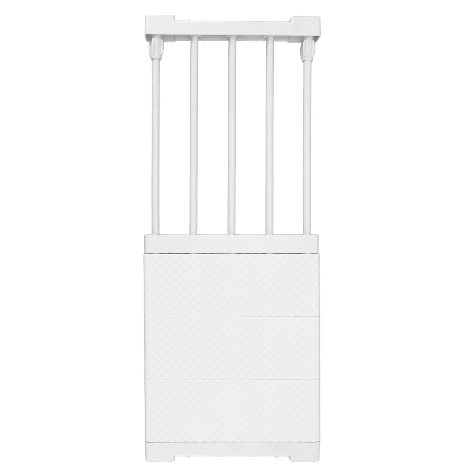 Tension Shelf Adjustable Closet Divider 24cm Width Storage Rack for Cabinet Wardrobe 38 ~ 55cm / 14.96 ~ 21.65in — image 6