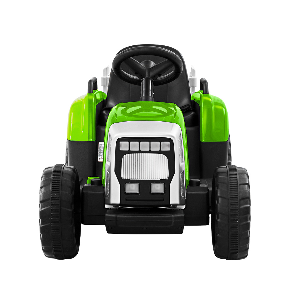 Electric Ride On Car Rigo Kids Ride On Cars Tractor Toy 12V Green โ image 3