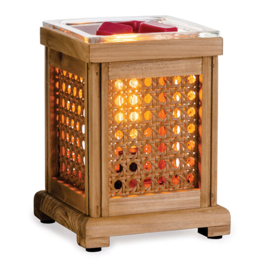 Wood & Cane Vintage Bulb Illumination Warmer โ image 3