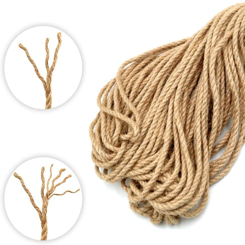 100m Sisal 5mm Rope Natural Twine Cord Thick Jute Hemp Manila Crafting Home Decor โ image 3