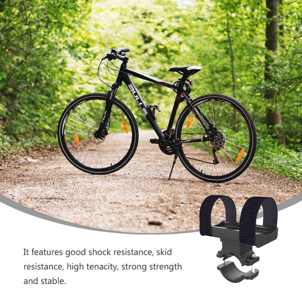 Worgeous Bike Rack Mountain Bike Flashlight Bracket Band Riding Sound Universal Accessory (Black) โ image 3