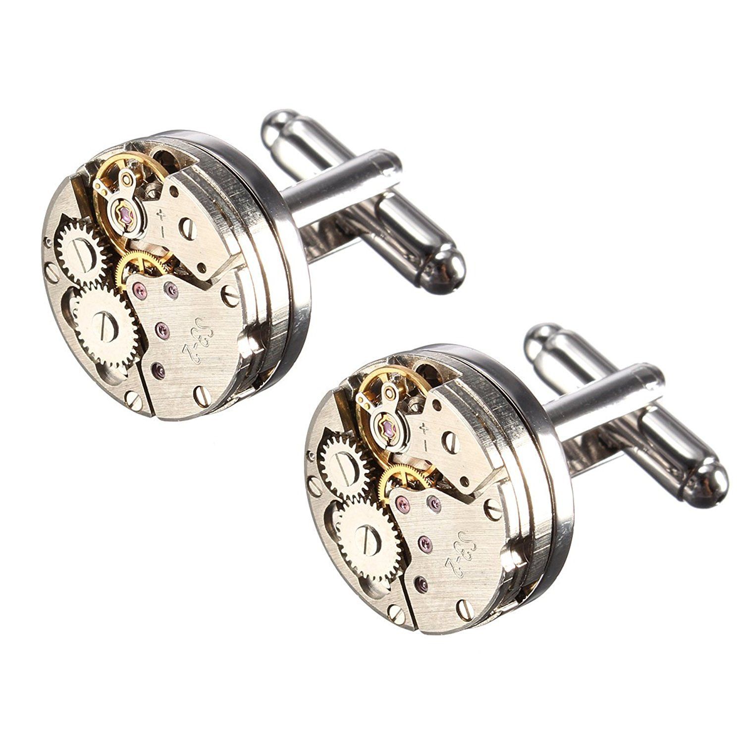 Watch Movement Cufflinks for Mens Shirt For Men/Lover/Friends/Wedding/Anniversaries/Birthdays โ image 5