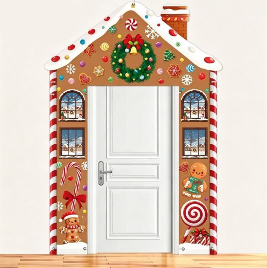 Christmas Decoration 2D Flat Banner Merry Christmas Archway Front Porch Decor - 01 - Size 180-200CM โ image 6