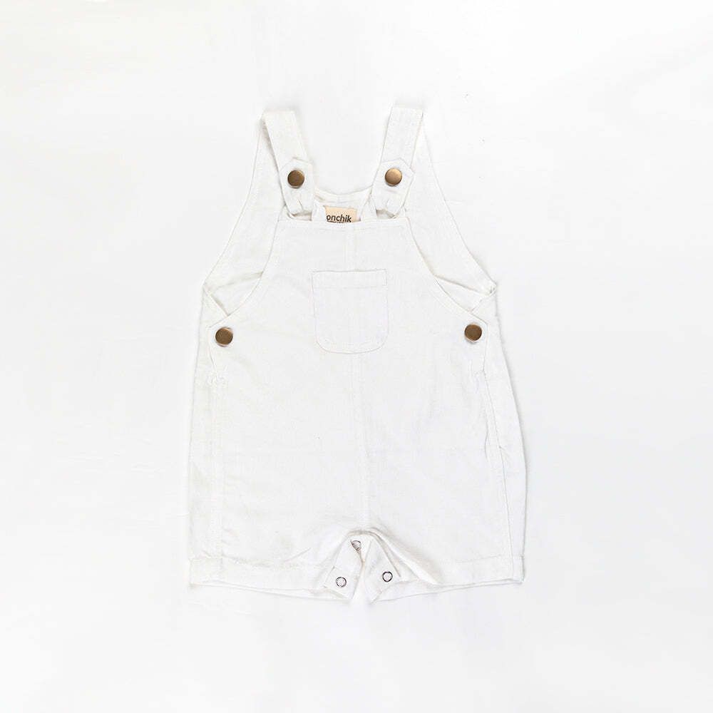 Ponchik Babies + Kids - Cotton Dungaree Overalls - Daisy — image 2