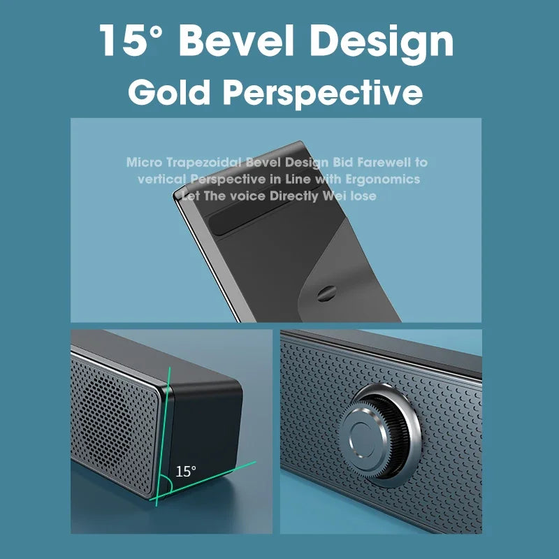 NNEOBA PC Soundbar Wired Speaker — image 3
