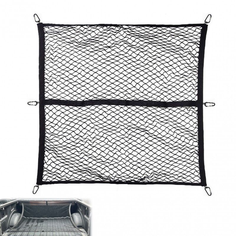 Heavy-Duty Elastic Cargo Net for Truck Beds, Designed to Hold Luggage And Organize Cargo with Strong Hook Fasteners 47.247.2in — image 3