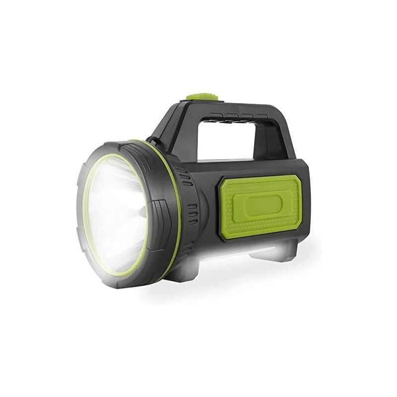 USB Rechargeable LED Flashlight with Side Light, Waterproof Emergency Torch — image 2