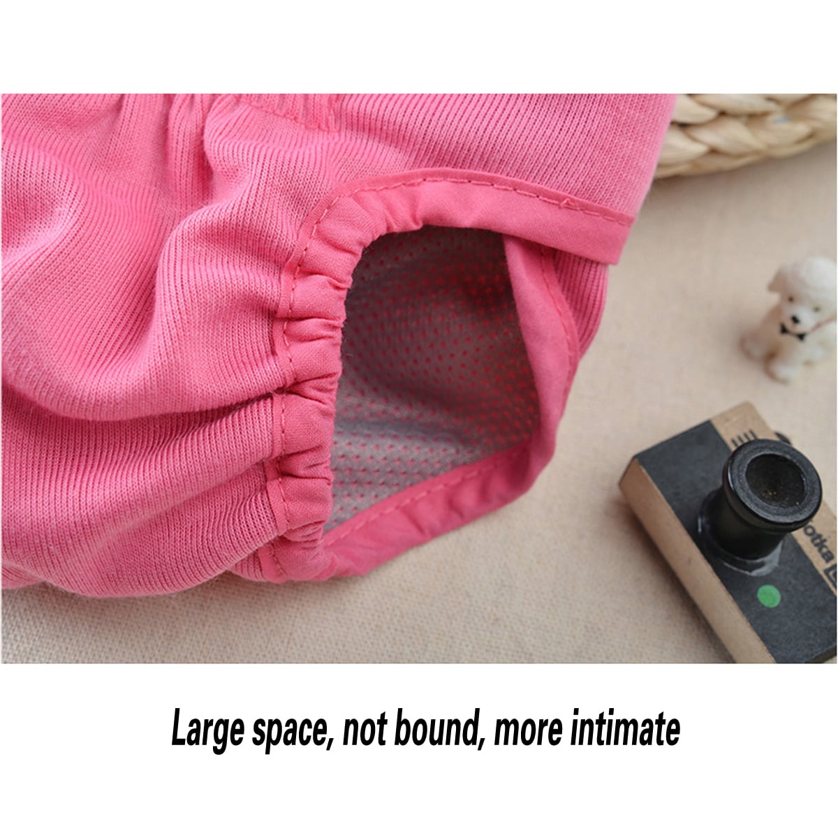 Comfortable Dog Underwear Dog Diapers Pants Male Female to Put On/Off Breathable Physiological Pants Reusable Sanitary Panties for Small to Large Dogs Pet — image 6