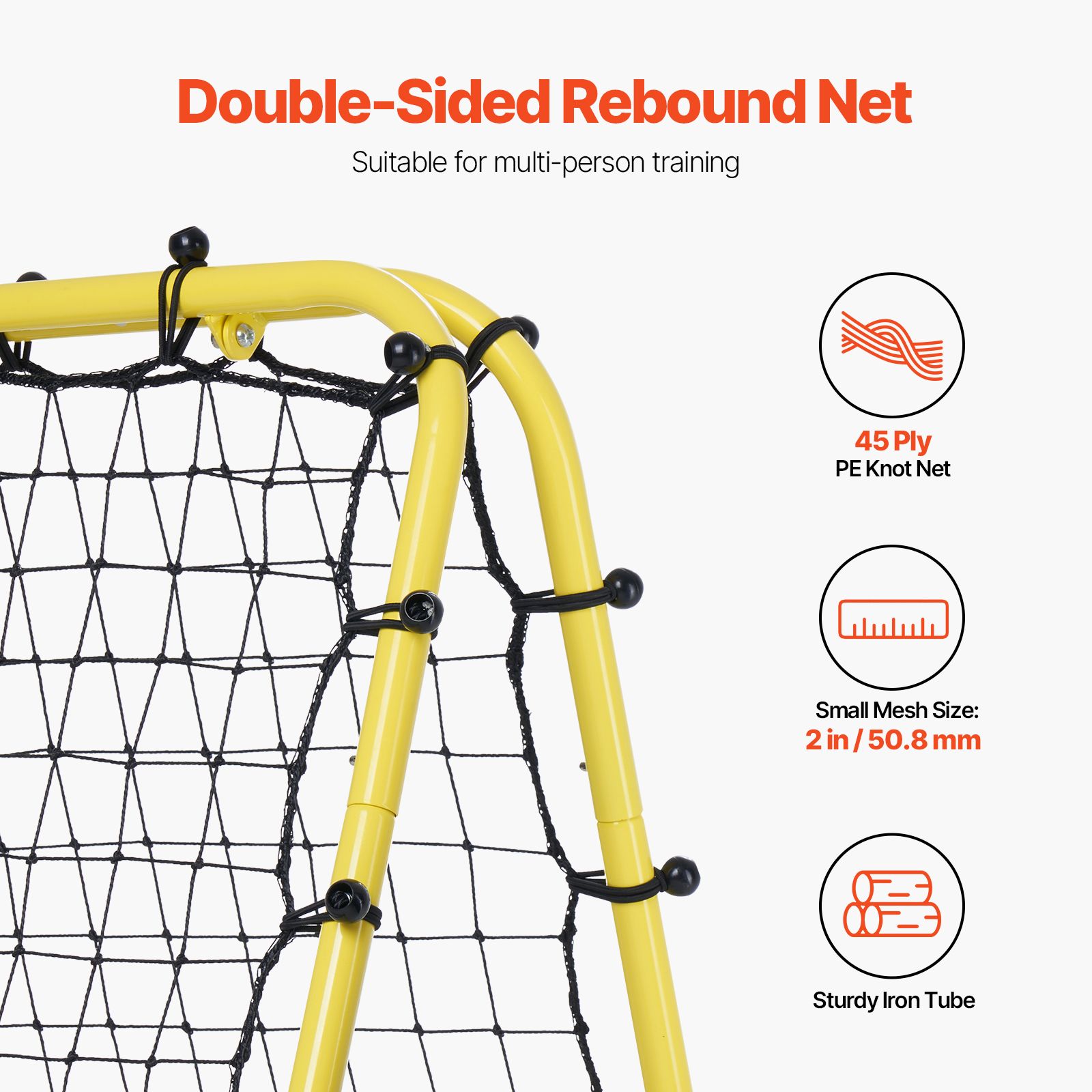 40"x35"x37" Soccer Rebounder Net Kick-Back Portable Football Training Gift โ image 4