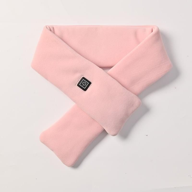 USB Rechargeable Graphene Heated Neck Warmer Pink