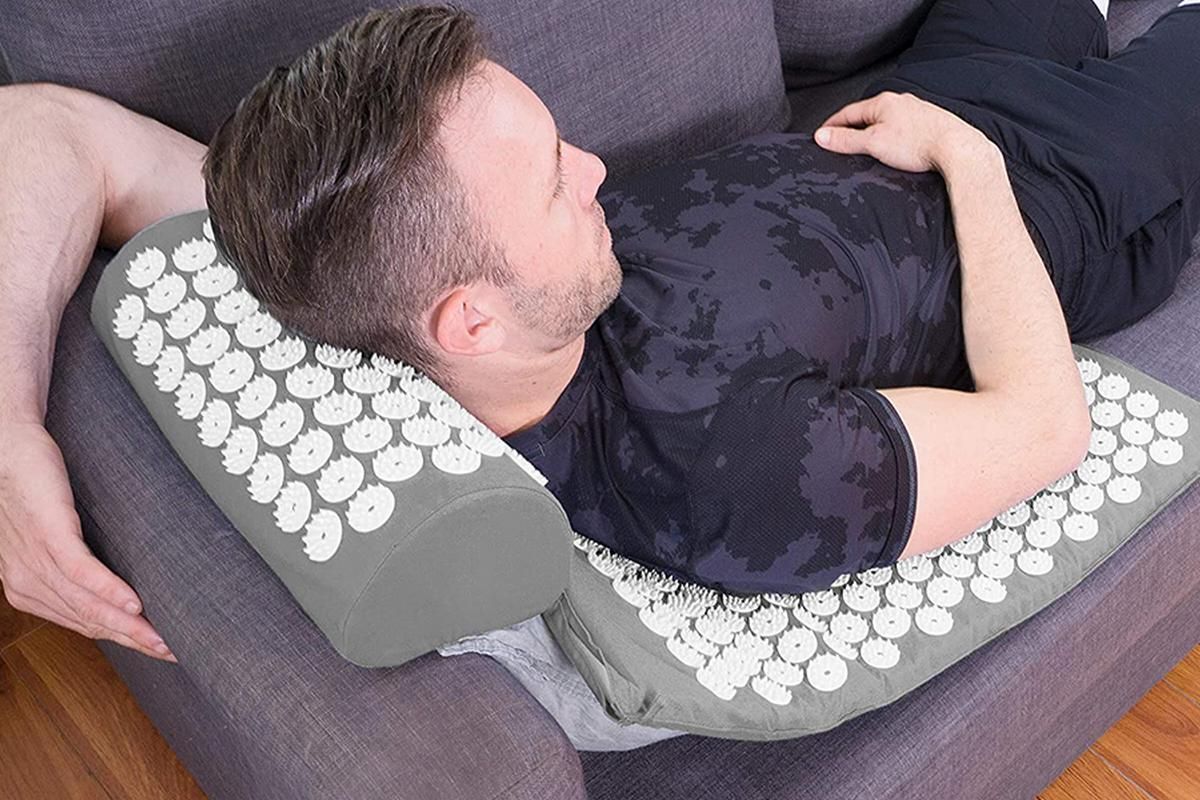 Body Massager Acupressure Cushion Mat(Grey) — image 2