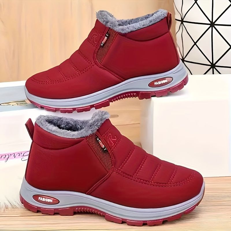 Unisex Furry-Lined Ankle Boots - Blue - Size 6(AU6/EU37) โ image 4