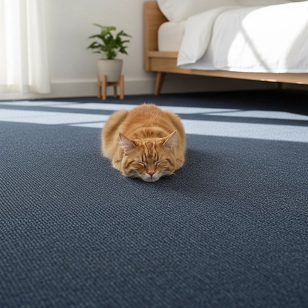 5m2 Box of Premium Carpet Tiles Commercial Domestic Office Heavy Use Flooring Blue — image 5