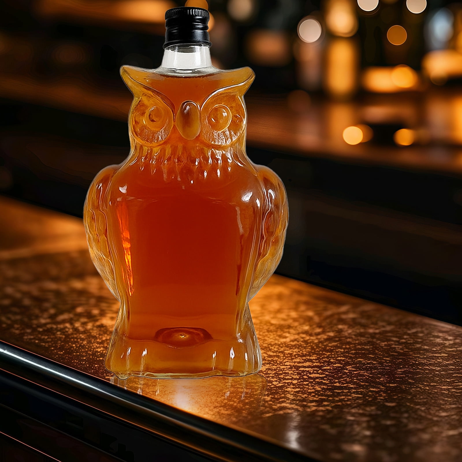 Wolf Whiskey Bottle, Funny Wolf Whiskey Bottle, 3D Wolf Shape Glass, Wine Decanter for Men Dad, Home Bar Dachshund Lover Decor F — image 5