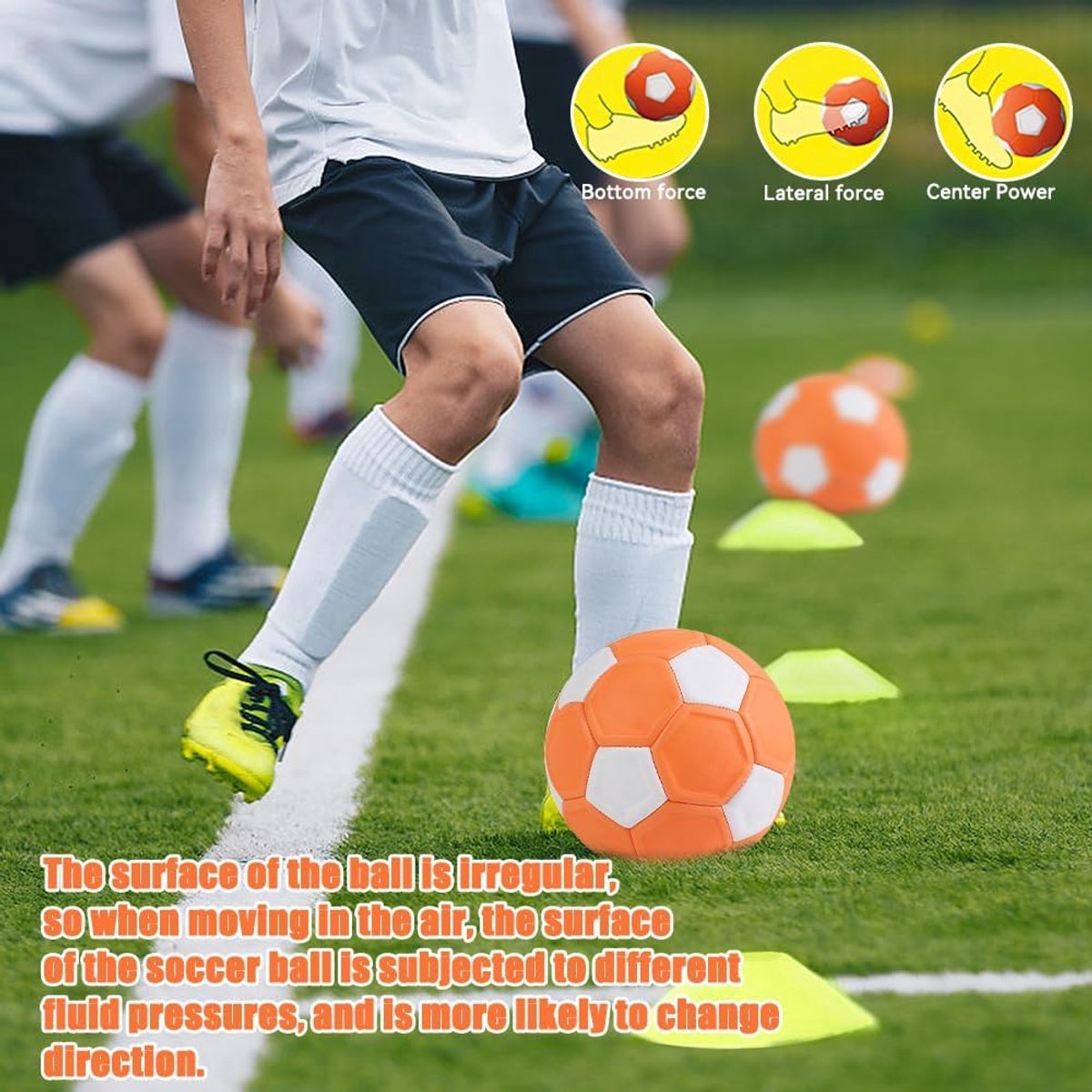 Curveball - Curve ball for outdoor games, 20 cm - fun - ideal gift for children - Soccer ball - Soccer training equipment - Kickerball - Soccer equipment — image 6