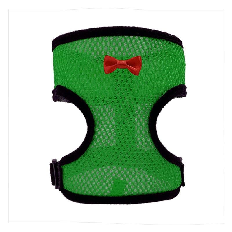 2-Pcs Green Adjustable Pet Harness with Leash – Breathable Mesh Design for Small Dogs, Cats, Chickens, Ducks & More | Anti-Escape, 360° Support, Lightweight &