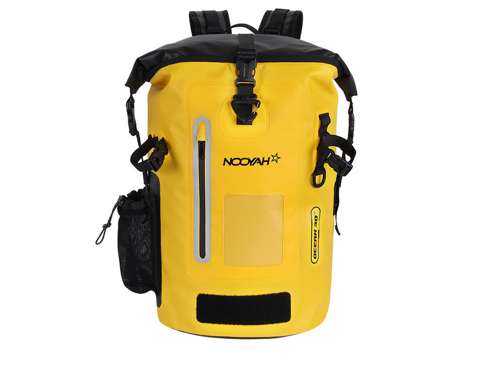 NOOYAH IPX8 Waterproof Bike Cycle Outdoor Sports Backpack Double-Layer Waterproof Bag YELLOW โ image 3