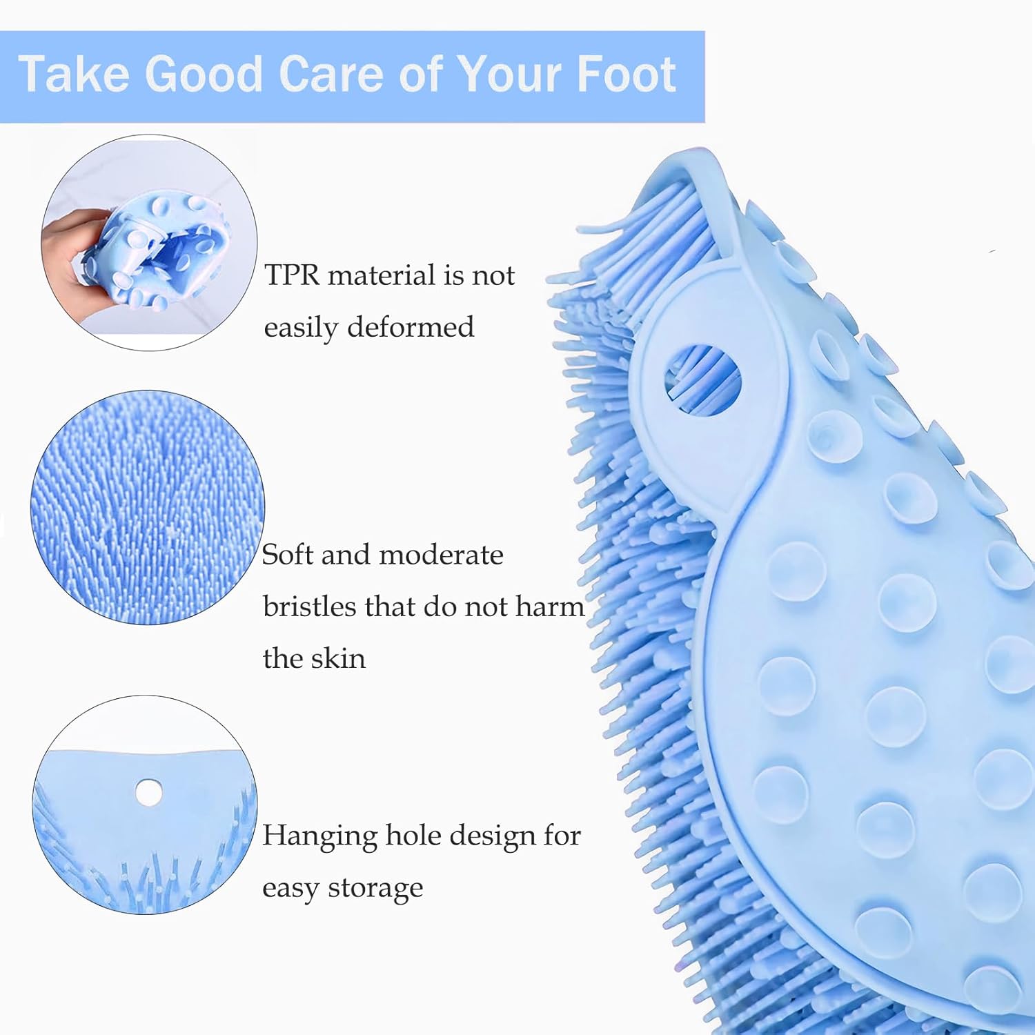 Non-Slip Bath Mat with Suction Cups Multifunctional Shower Mat for Bathroom Safety and Comfort — image 3