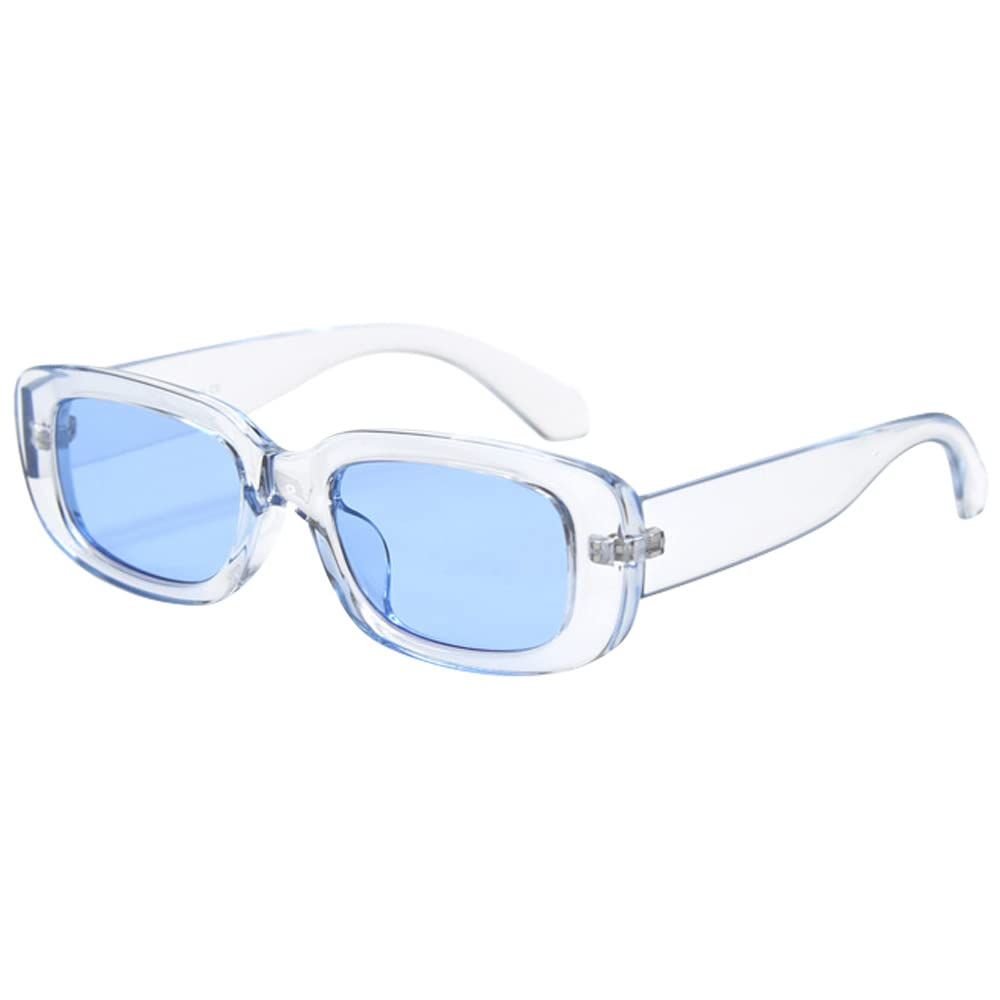 Rectangle Sunglasses for Women Men Trendy Retro Fashion Sunglasses Protection Square Fram which is environmental
