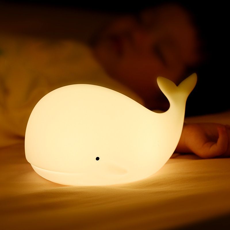 Silicone Nursery Night Light Beach Room Decor Desk Lamp Toys,Bedroom Decorations Gifts for Toddlers,Girls And Boys,Baby,Kids — image 2