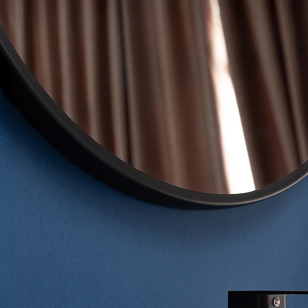 80cm Round Wall Mirror Bathroom Makeup Mirror by Della Francesca โ image 4