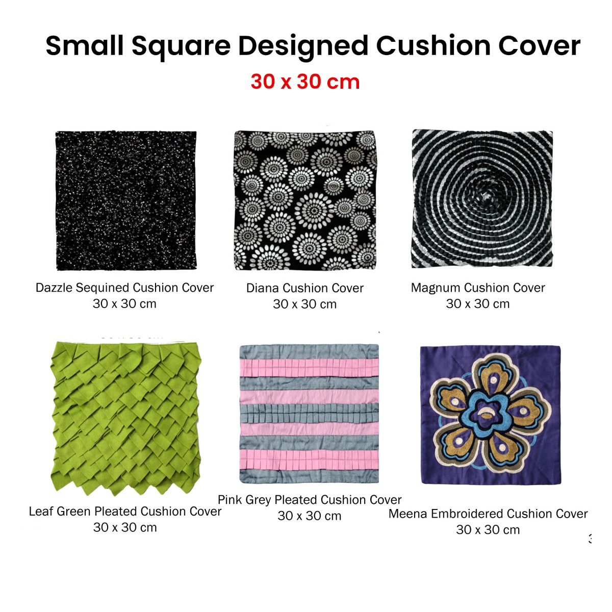 Small Designed Square Cushion Cover 30 × 30 cm Magnum — image 3