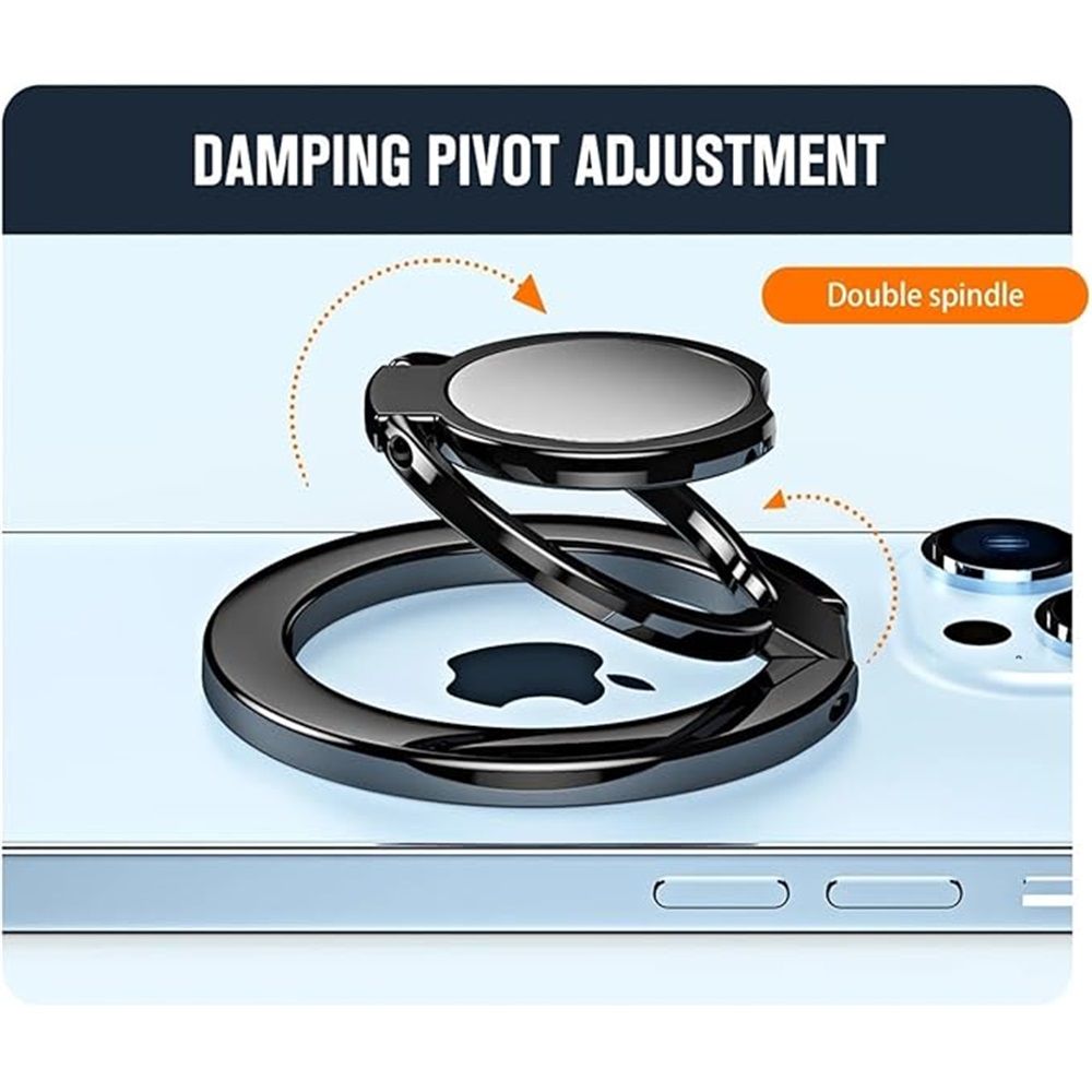 Magnetic Ring Holder Dual-Side Magnetics, Removable Gym Phone Grip with Kickstand for iPhone 17/16/15/14/13/12/ Series All Phones Compatible with โ image 3