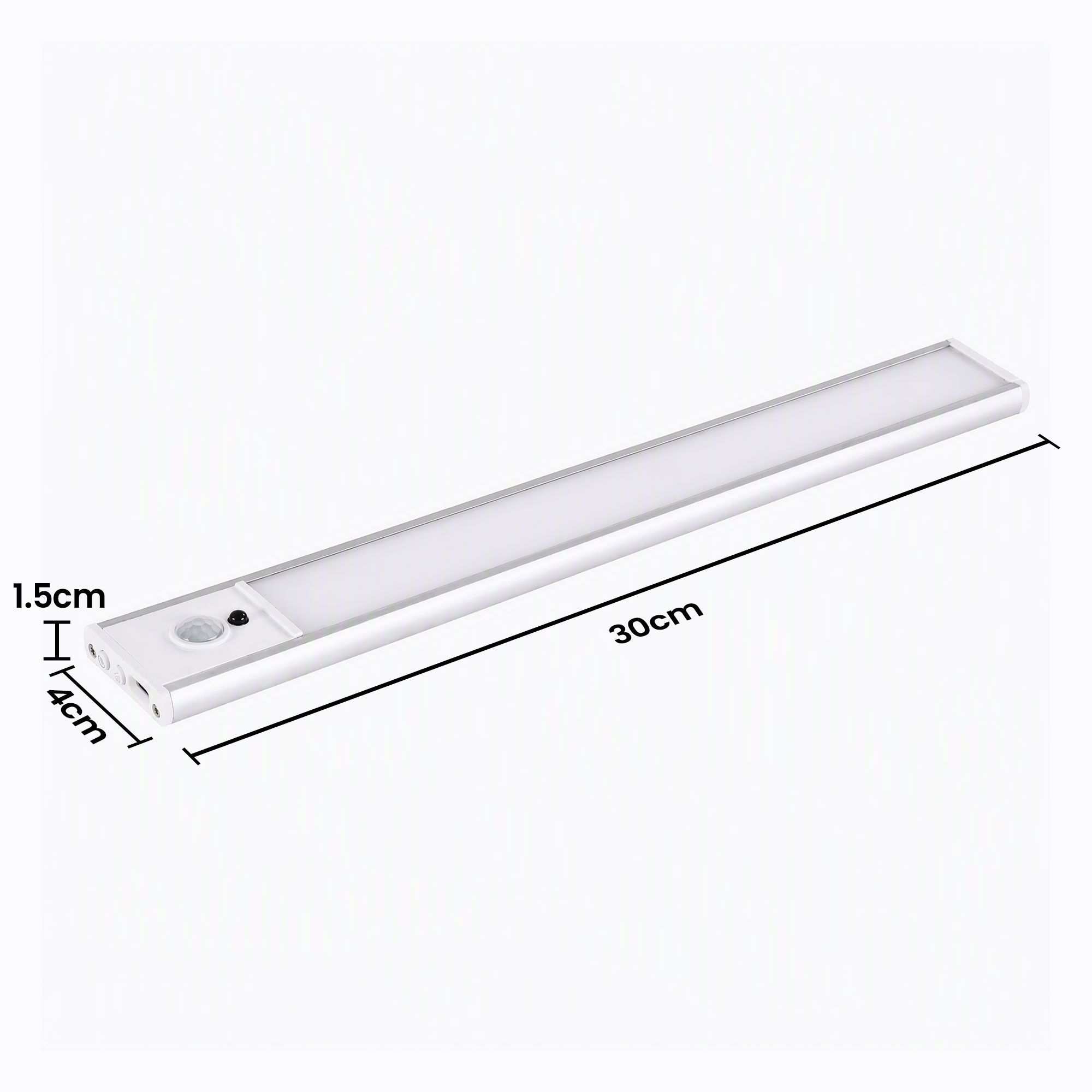 Artiss 4-Pack Motion Sensor Cabinet Lights, 30cm Dimmable LED Closet Light with 5 Colors, Type-C Rechargeable Magnetic Night Light with 5 Colors — image 2