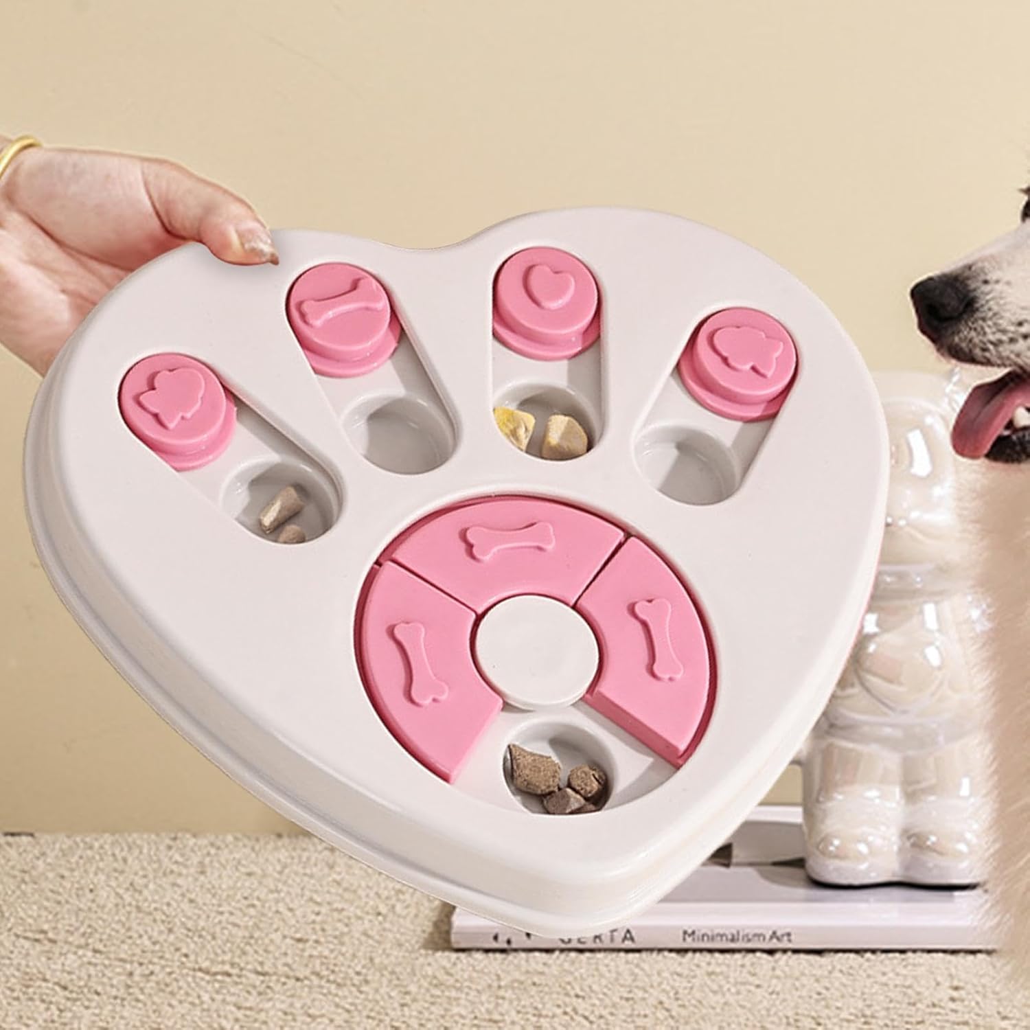 Dog Bowl - Slow Food Bowl - Educational Game - Interactive Toy - 1pc โ image 4