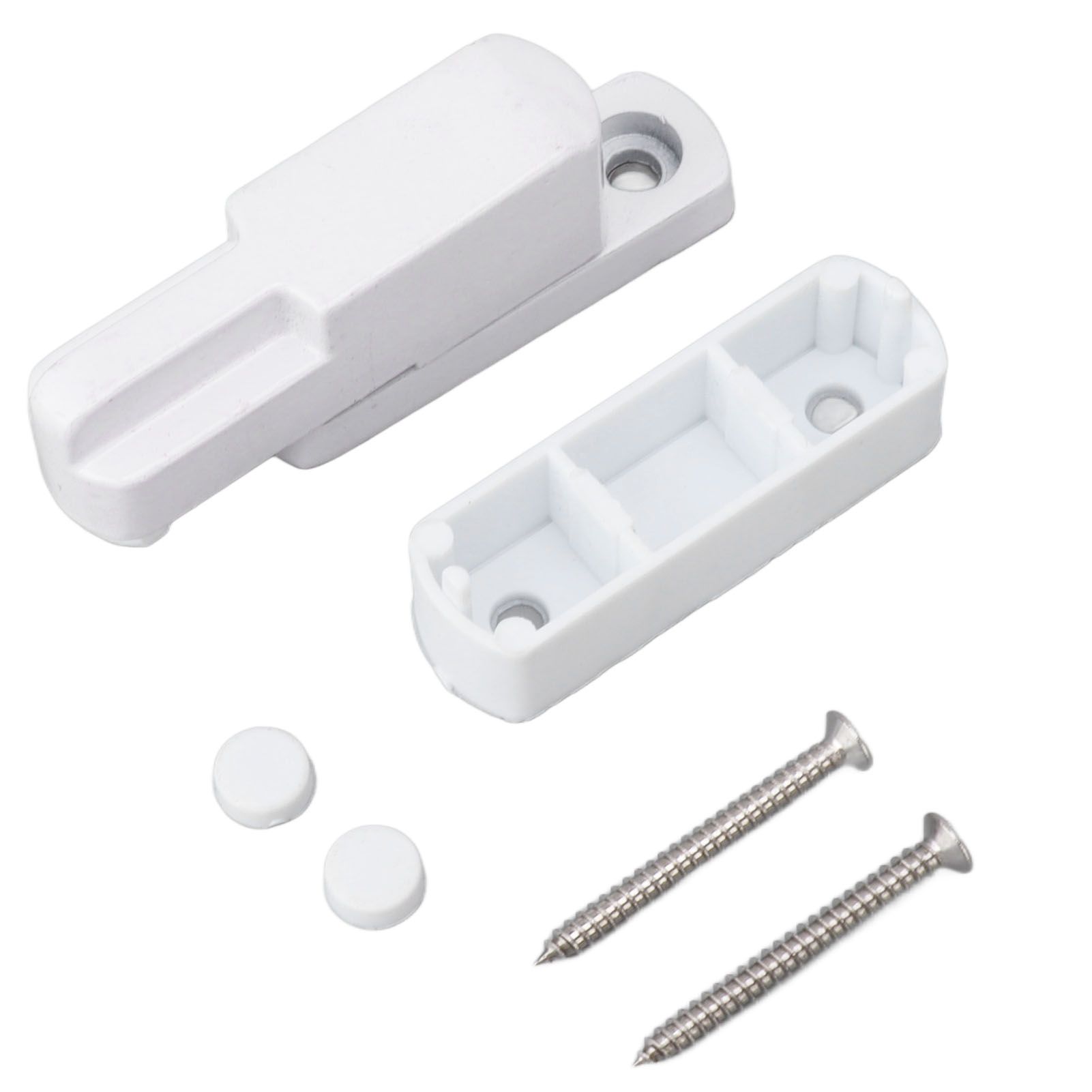 Window Sash Lock Aluminum Alloy T Type Sliding Window Latch Child Proof Safety Lock for Home Security White โ image 2